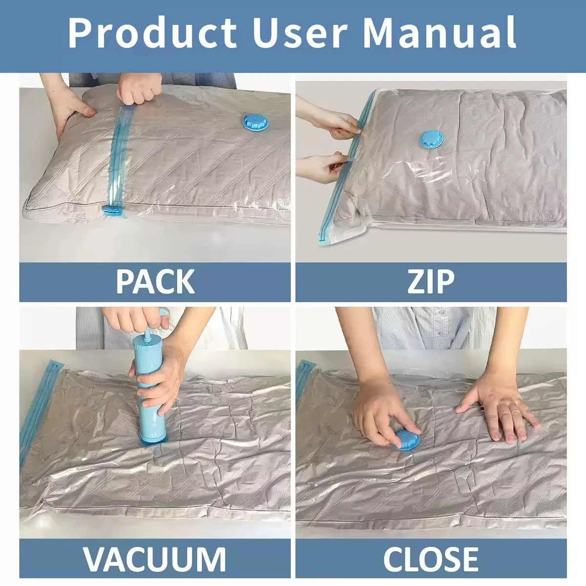 Home Organiser Vacuum Storage Bags